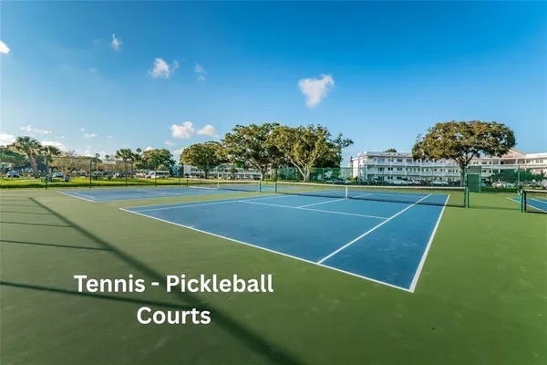 a view of a tennis court