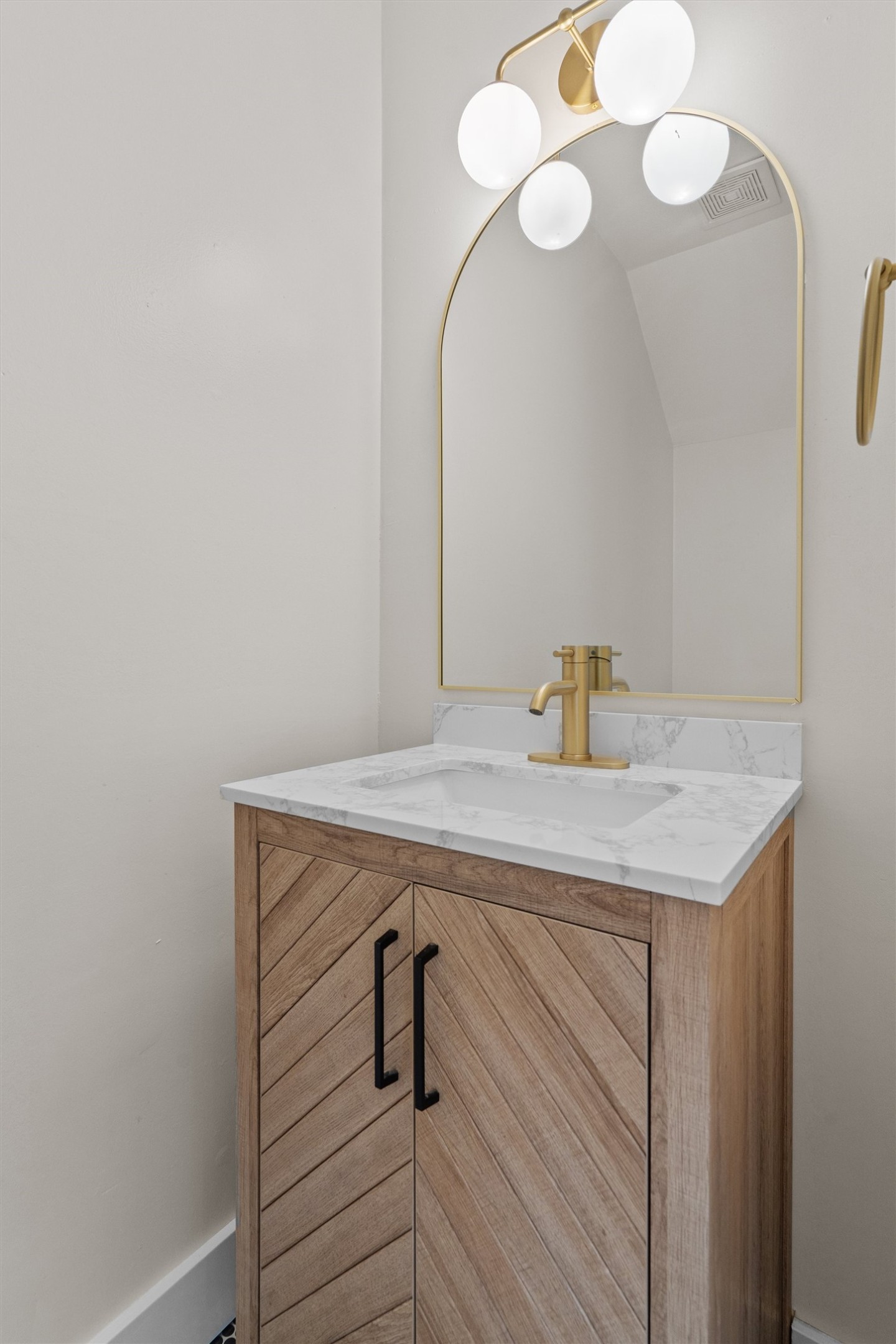 1707 Waterloo Trail Austin, TX 78704 - Photo 15 of 39 Bathroom with vanity and baseboards