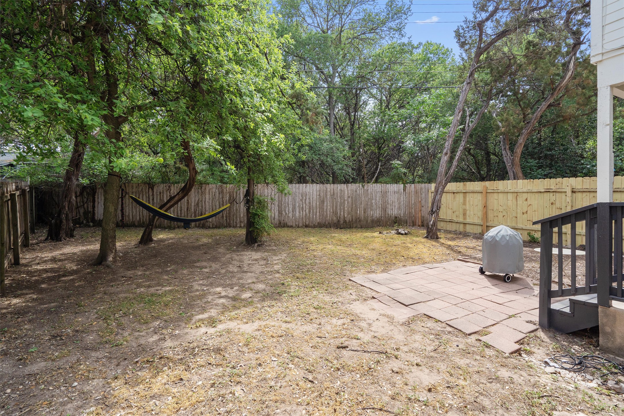 1707 Waterloo Trail Austin, TX 78704 - Photo 37 of 39 Fenced backyard with a patio area