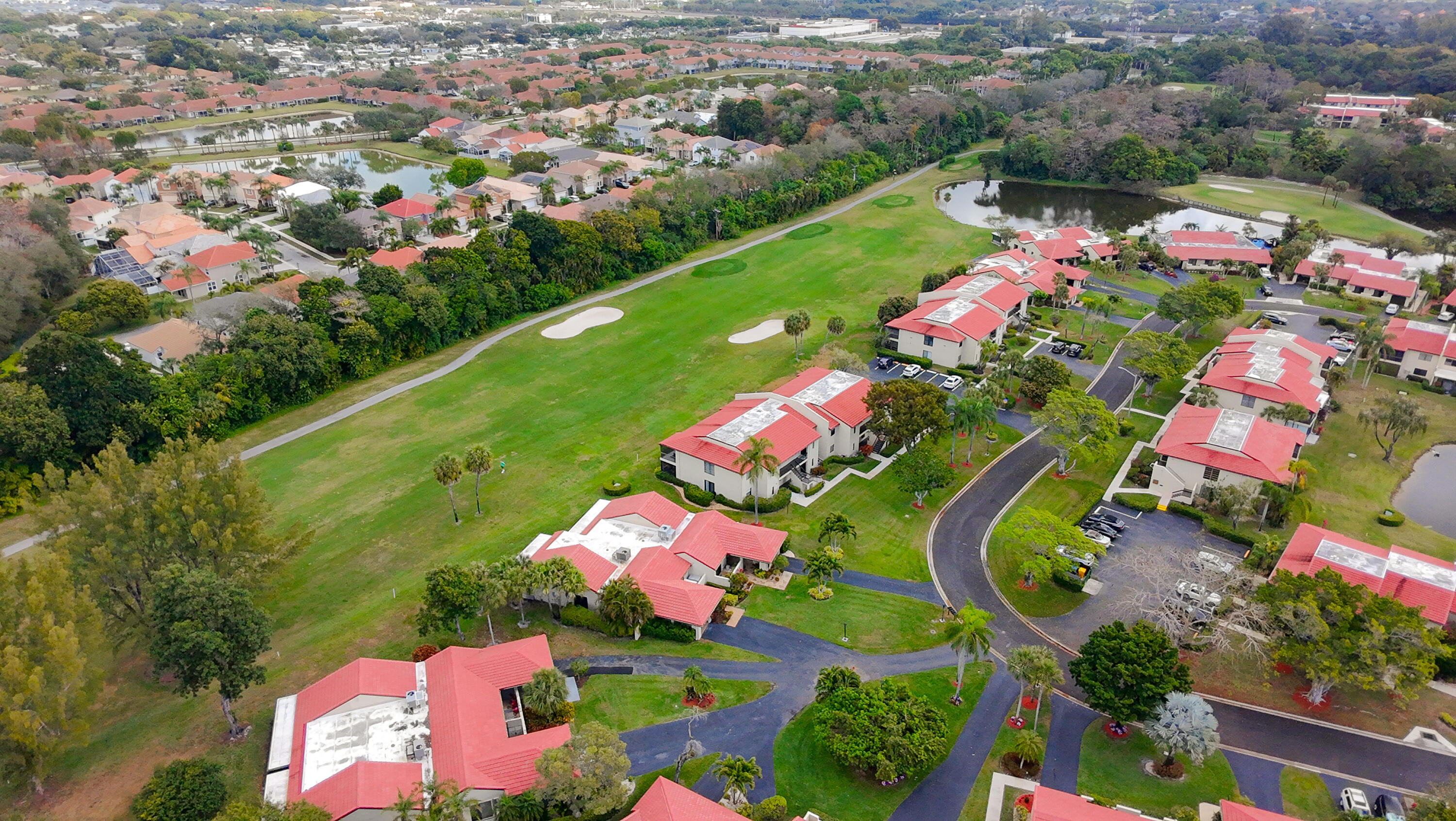 8545 Casa Del Lago, Unit F Boca Raton, FL 33433 - Photo 37 of 56 drone-6