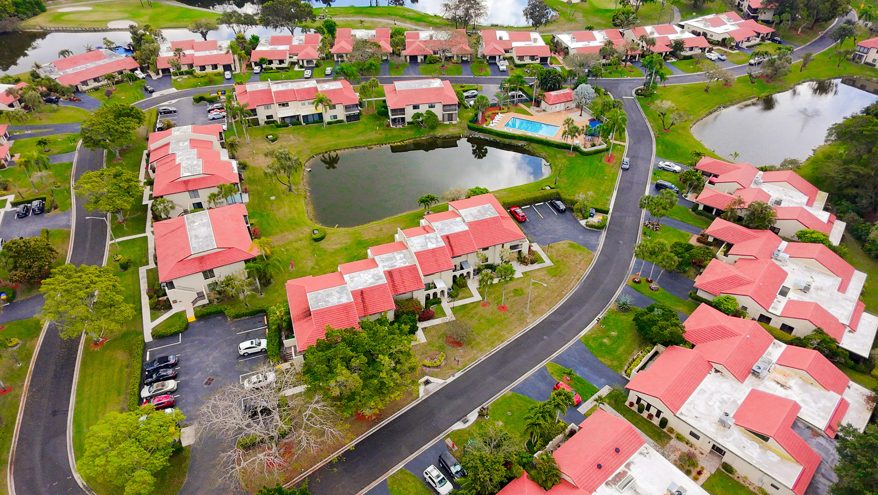 8545 Casa Del Lago, Unit F Boca Raton, FL 33433 - Photo 38 of 56 drone-7