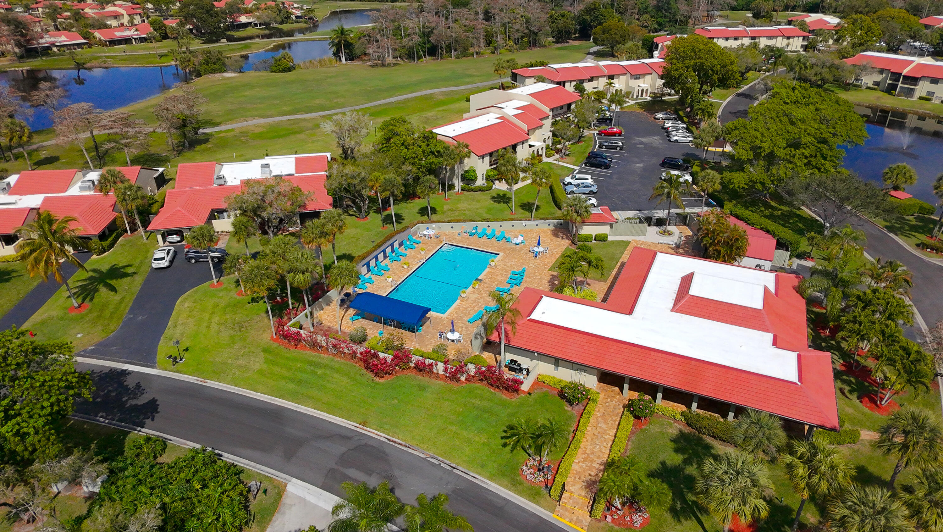 8545 Casa Del Lago, Unit F Boca Raton, FL 33433 - Photo 46 of 56 drone-17