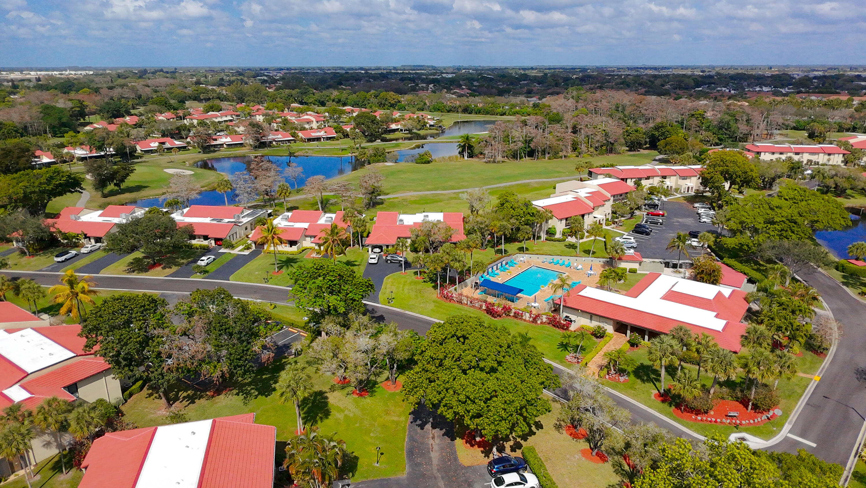 8545 Casa Del Lago, Unit F Boca Raton, FL 33433 - Photo 47 of 56 drone-18