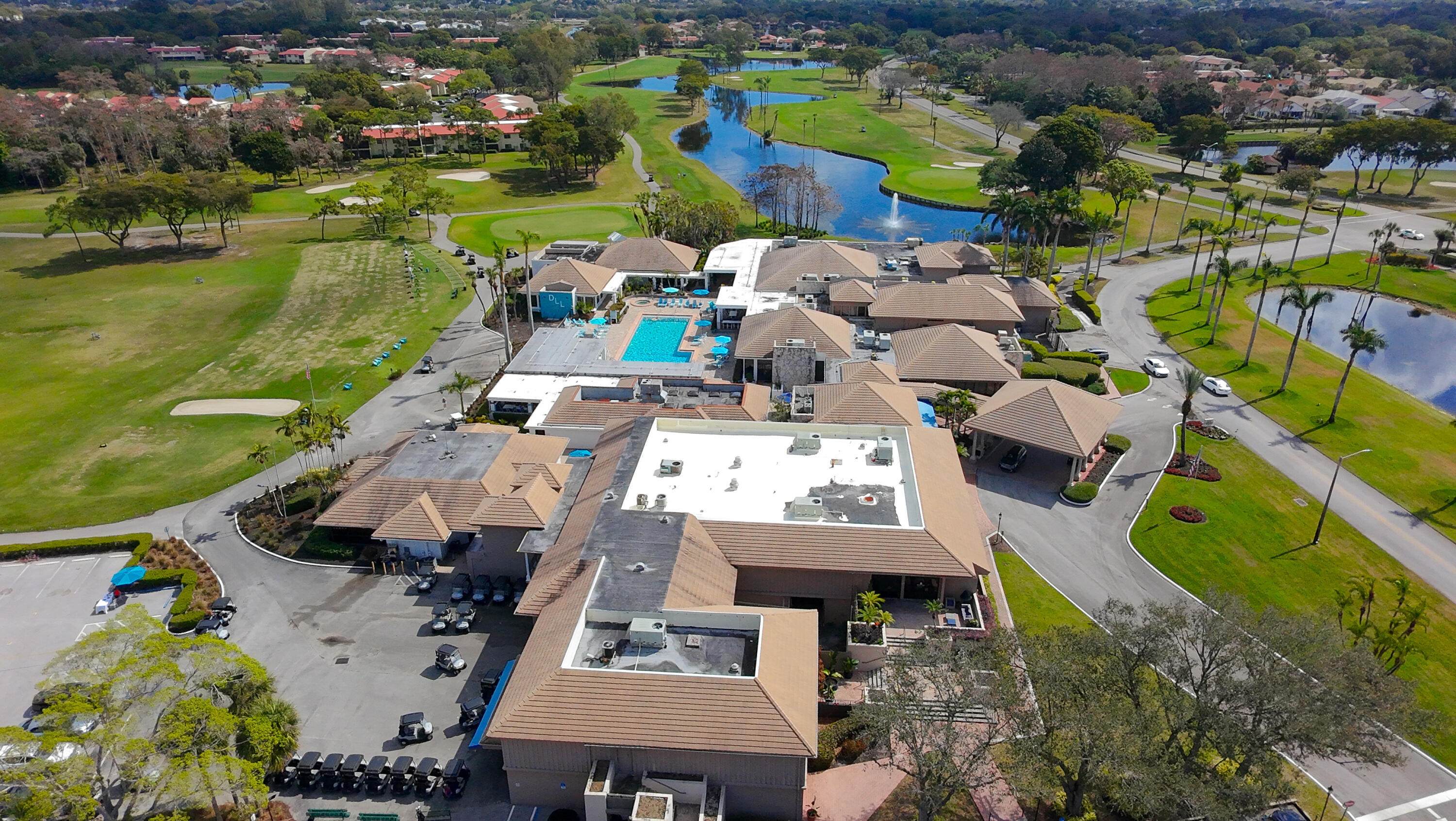 8545 Casa Del Lago, Unit F Boca Raton, FL 33433 - Photo 51 of 56 drone-22