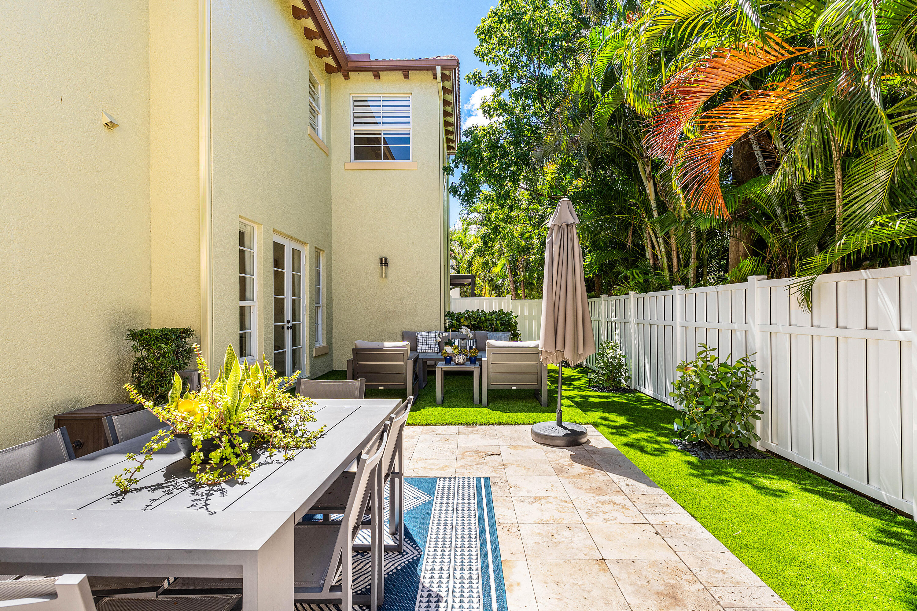 121 Via Poinciana Lane Boca Raton, FL 33487 - Photo 39 of 59 a view of yard with patio