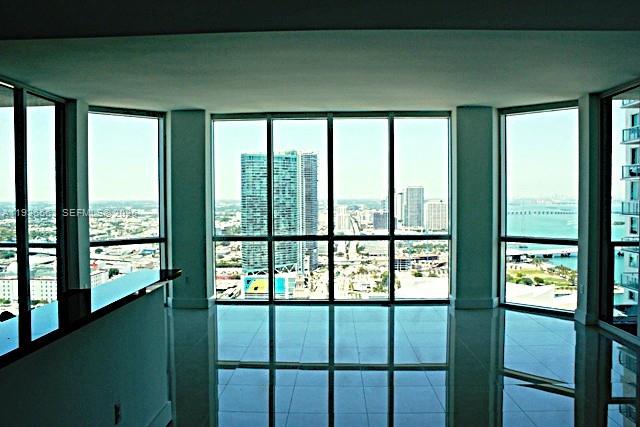 253 Northeast 2nd Street, Unit 4303 Miami, FL 33132 - Photo 11 of 35 a view of an entryway with a floor to ceiling window