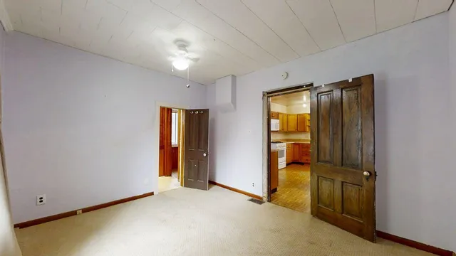 a view of an empty room