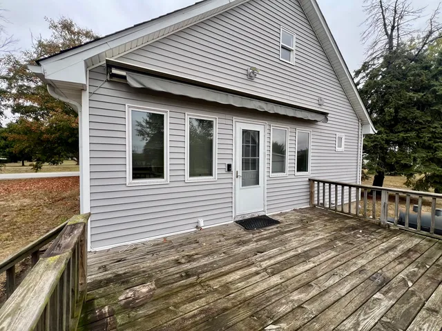 a view of a house with a balcony