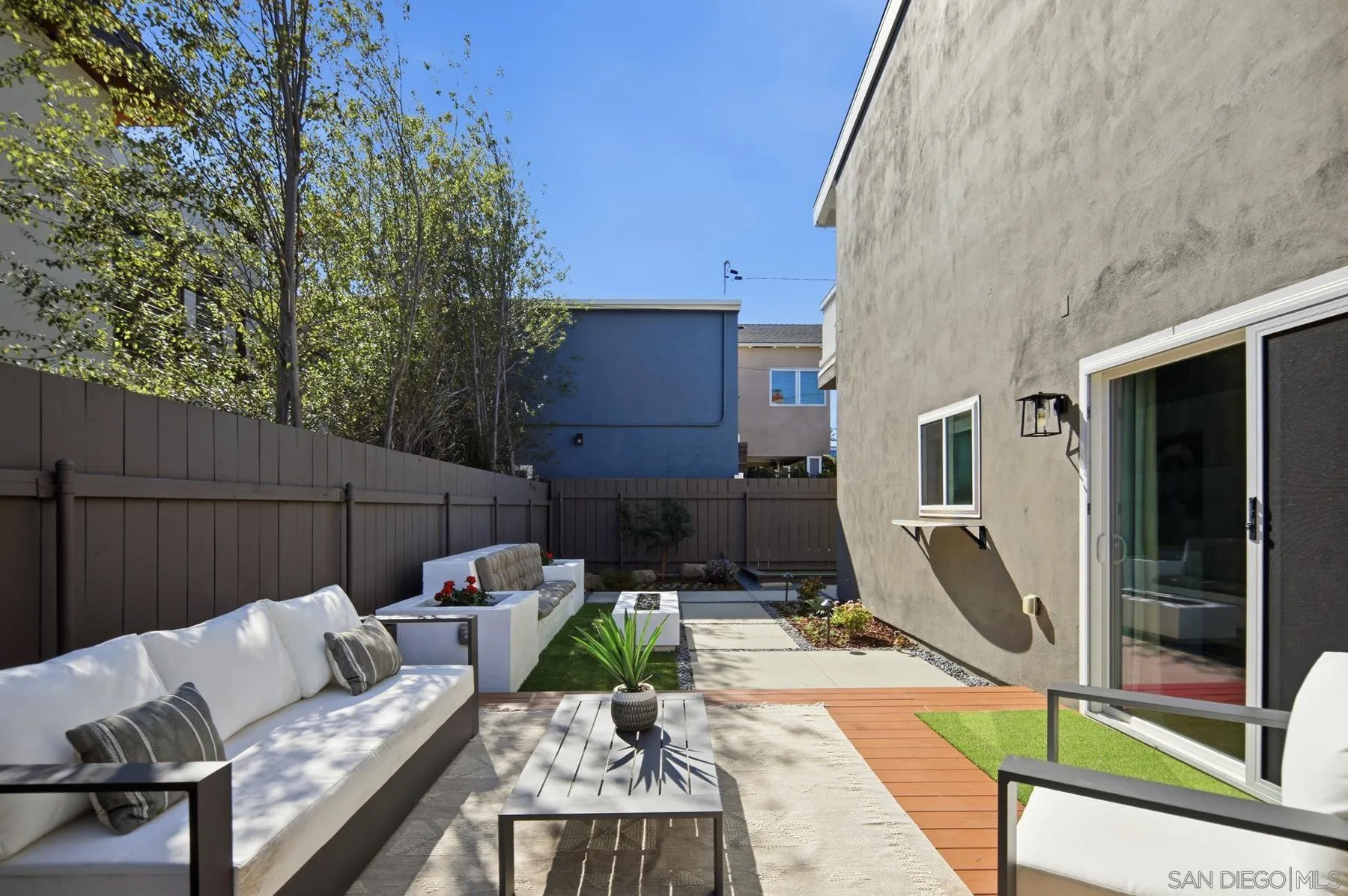420 1st Street Coronado, CA 92118 - Photo 30 of 38 a view of a patio with a table and chairs