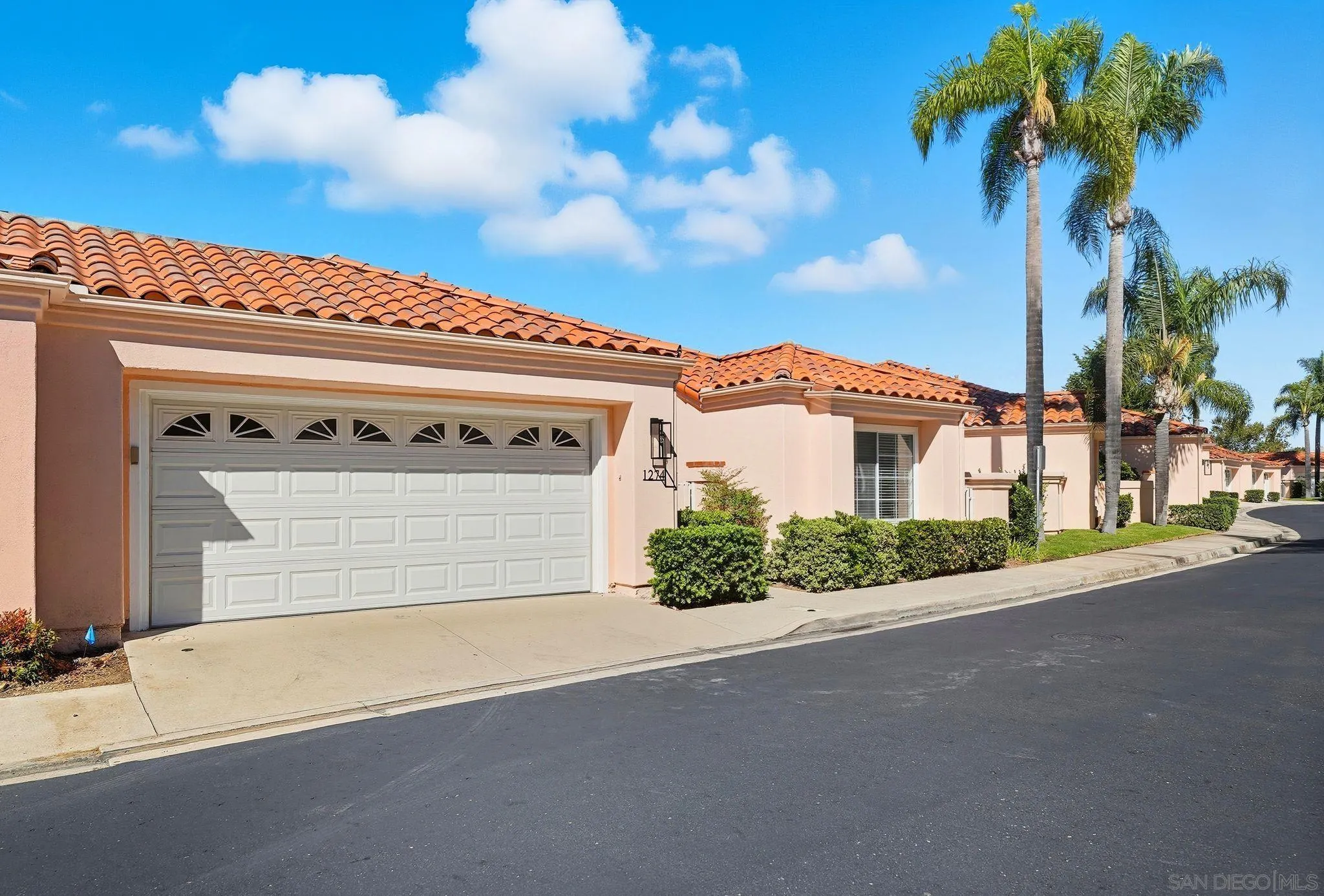 1274 Rue St Moritz San Marcos, CA 92078 - Photo 28 of 39 a front view of a house with a yard and garage