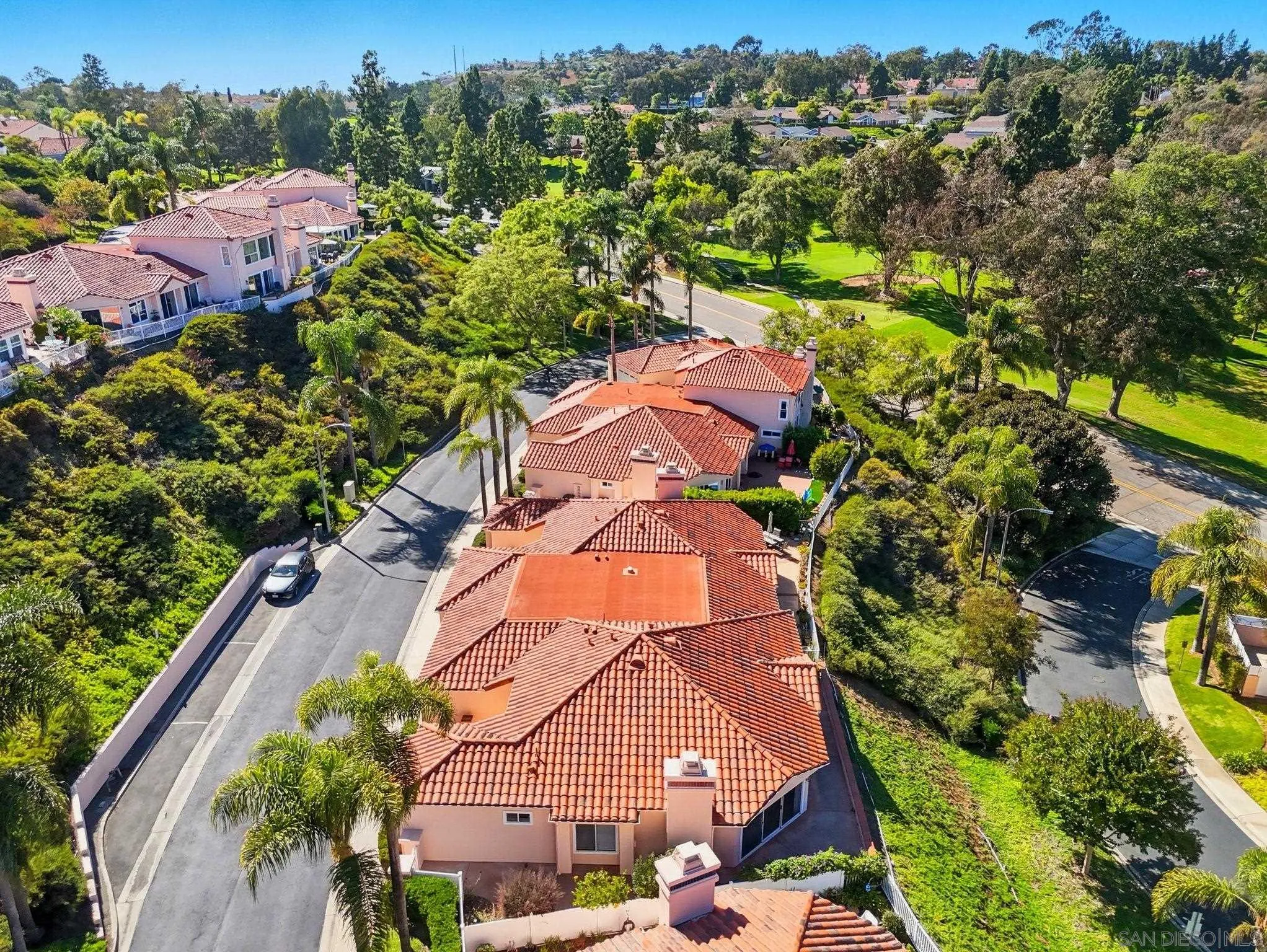 1274 Rue St Moritz San Marcos, CA 92078 - Photo 34 of 39 an aerial view of house with yard