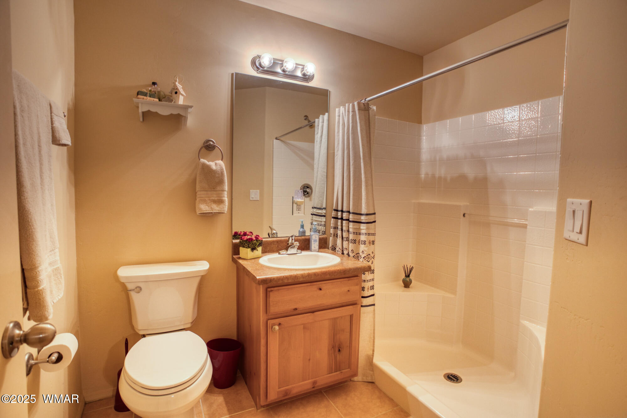 6214 West Starlight Ridge Parkway Lakeside, AZ 85929 - Photo 23 of 28 The downstairs bathroom is compact but fully functional...