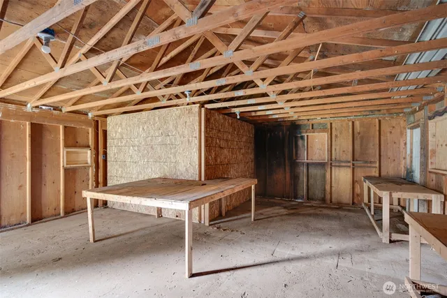 a room with furniture