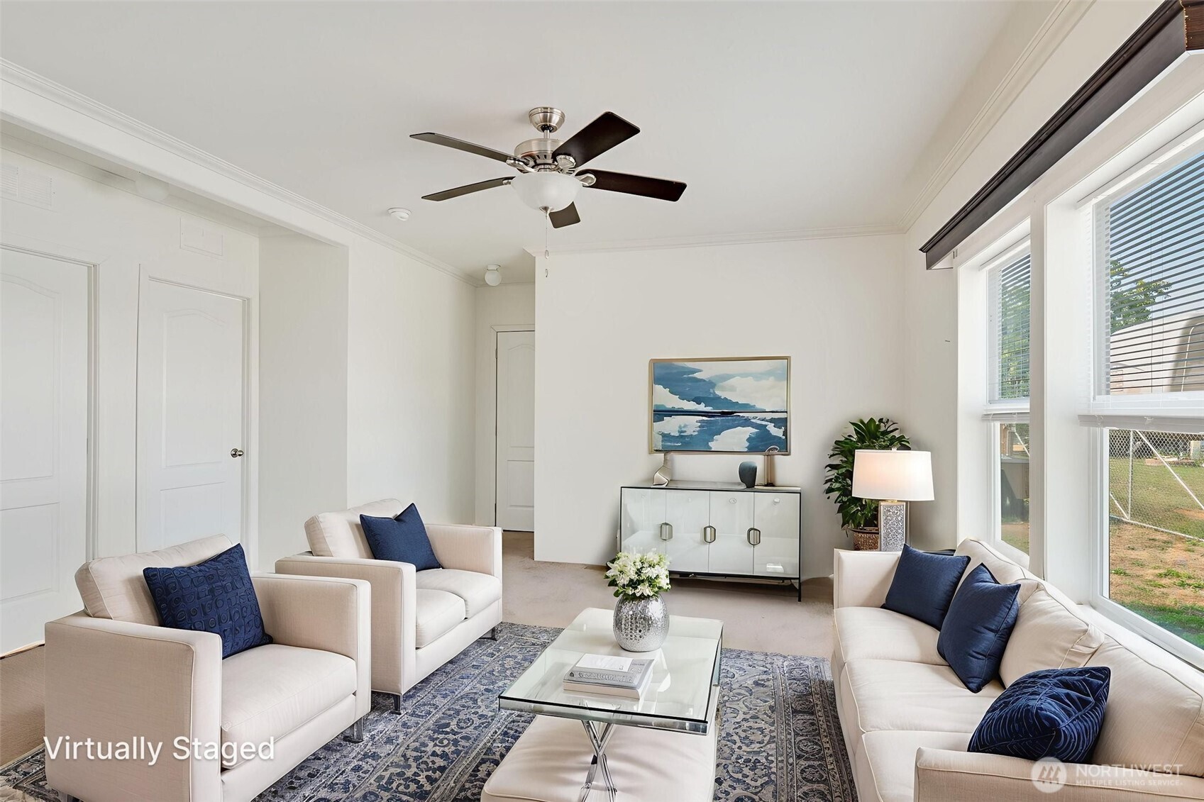 4322 Ocean Beach Highway Longview, WA 98632 - Photo 7 of 40 a living room with furniture and a large window