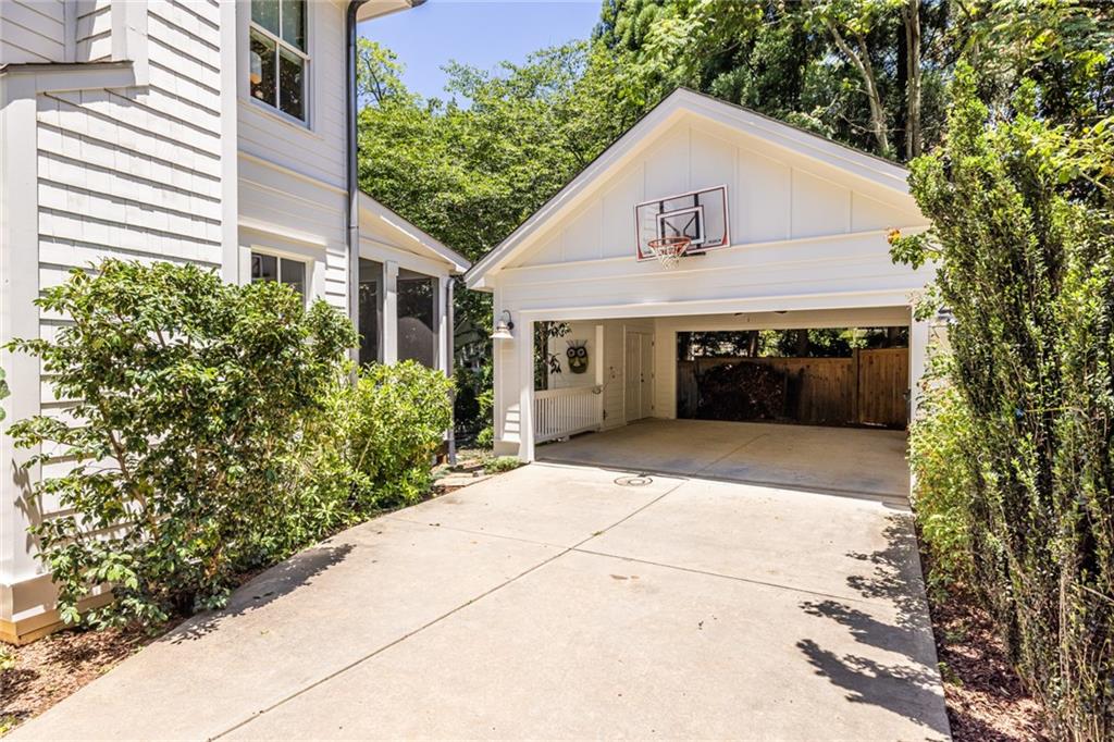 538 Ansley Street Decatur, GA 30030 - Photo 56 of 73 a front view of a house with a yard and garage