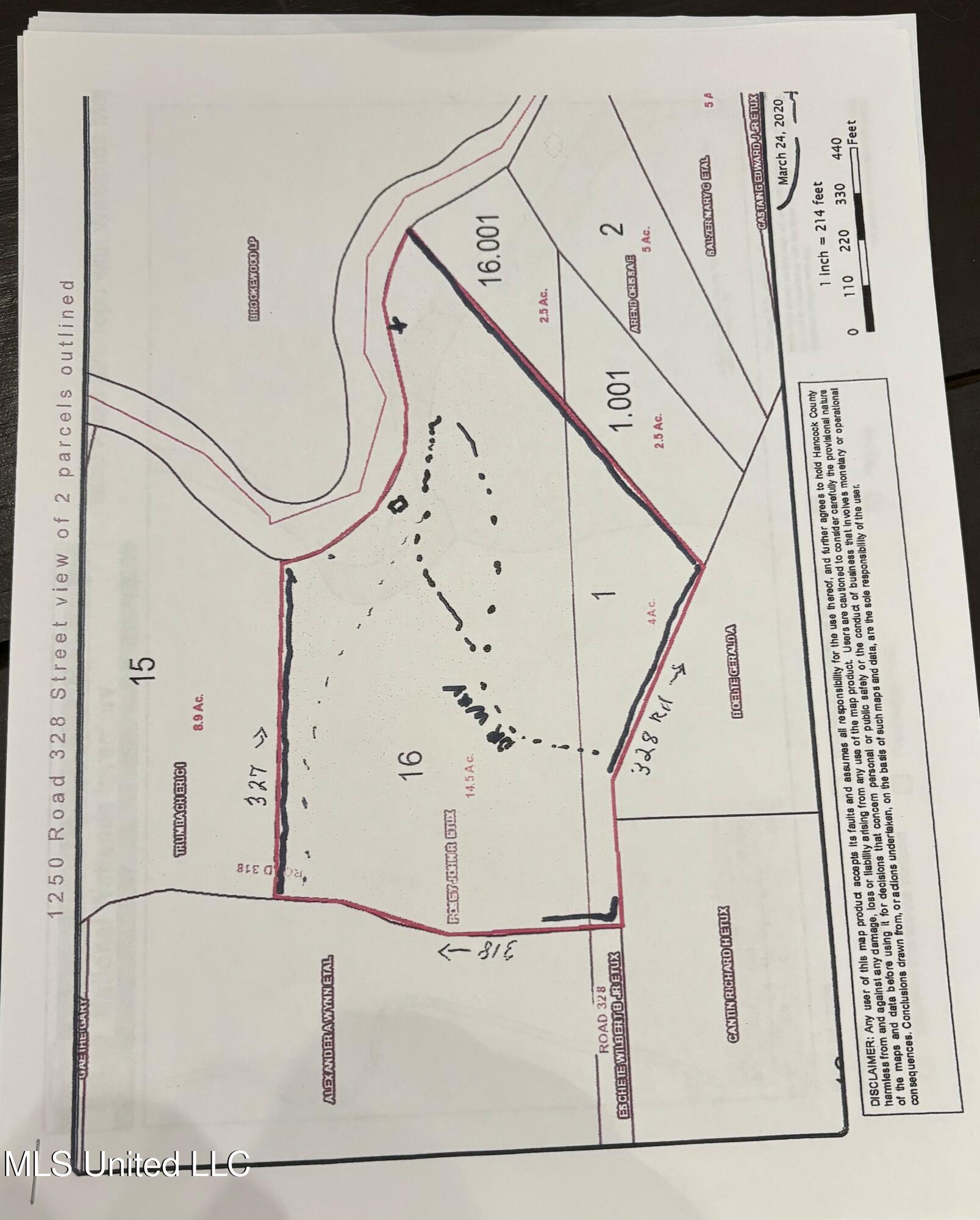 1250 Road 328 Perkinston, MS 39573 - Photo 5 of 12 plot map