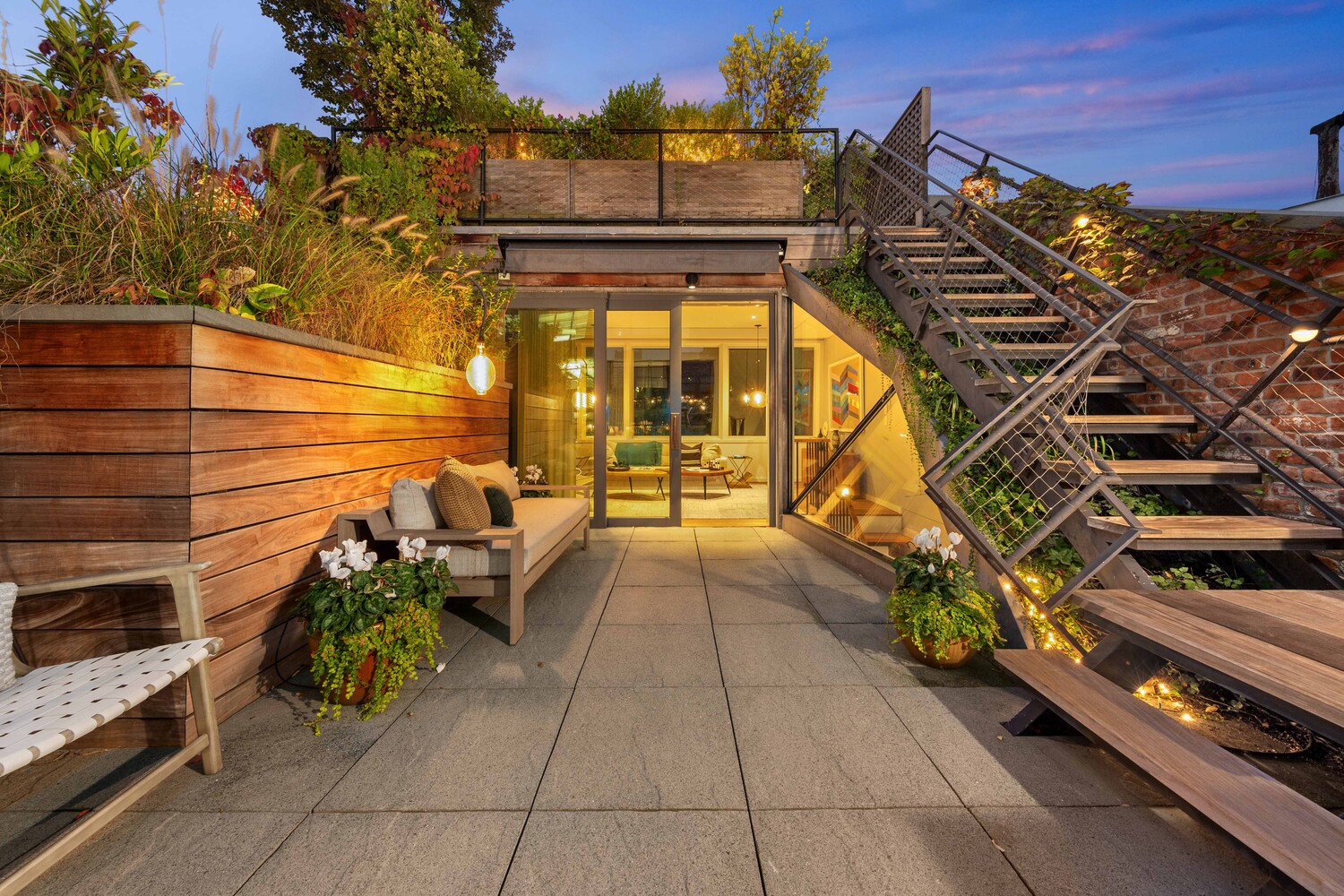 430 Hudson Street Manhattan, NY 10014 - Photo 20 of 35 a view of a pathway with an outdoor space