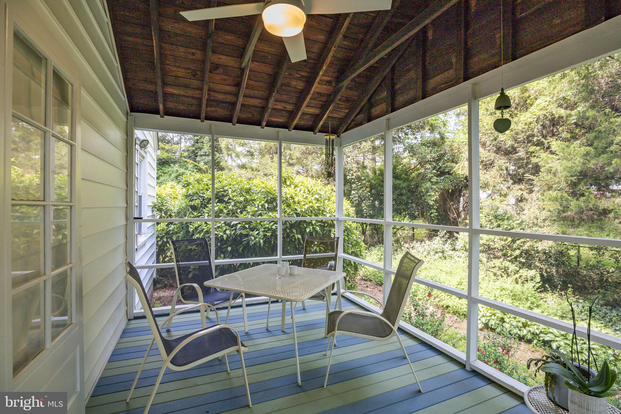 308 Franklin Place Silver Spring, MD 20901 - Photo 20 of 25 Screened in side porch off dining room.