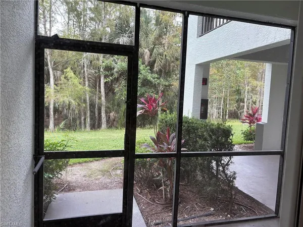 a view of a from a window