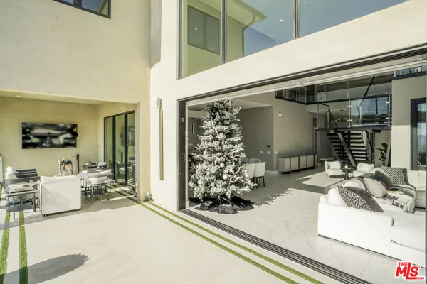 a view of a lake from a balcony