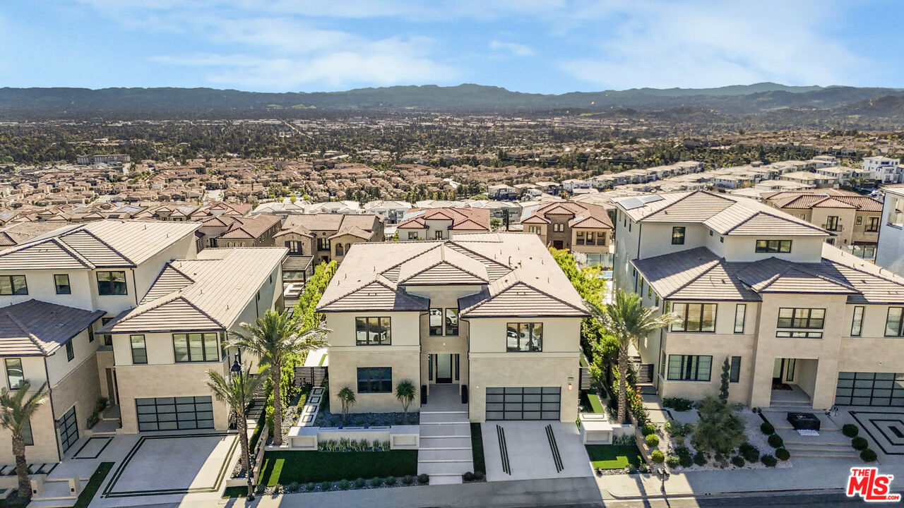 20306 Willoughby Lane Porter Ranch, CA 91326 - Photo 37 of 40 an aerial view of residential houses and street