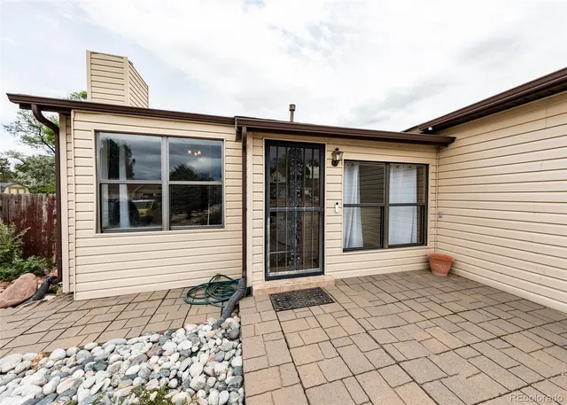 a view of a house with a window