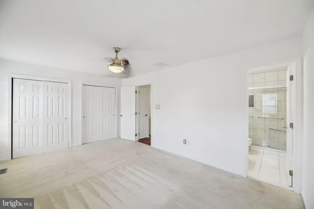 a view of an empty room