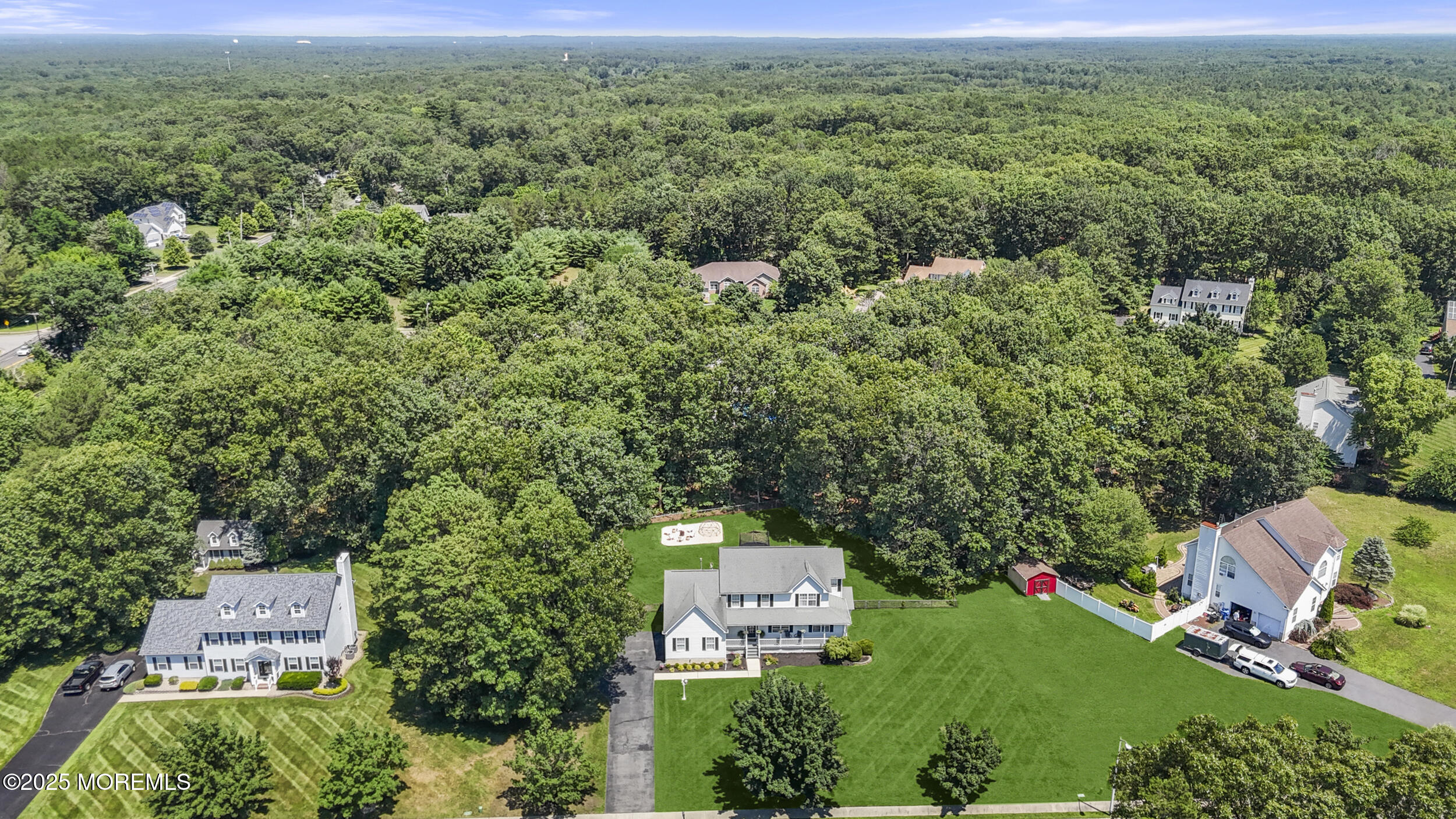 6 Kindling Way Jackson, NJ 08527 - Photo 53 of 54 an aerial view of a house with a yard