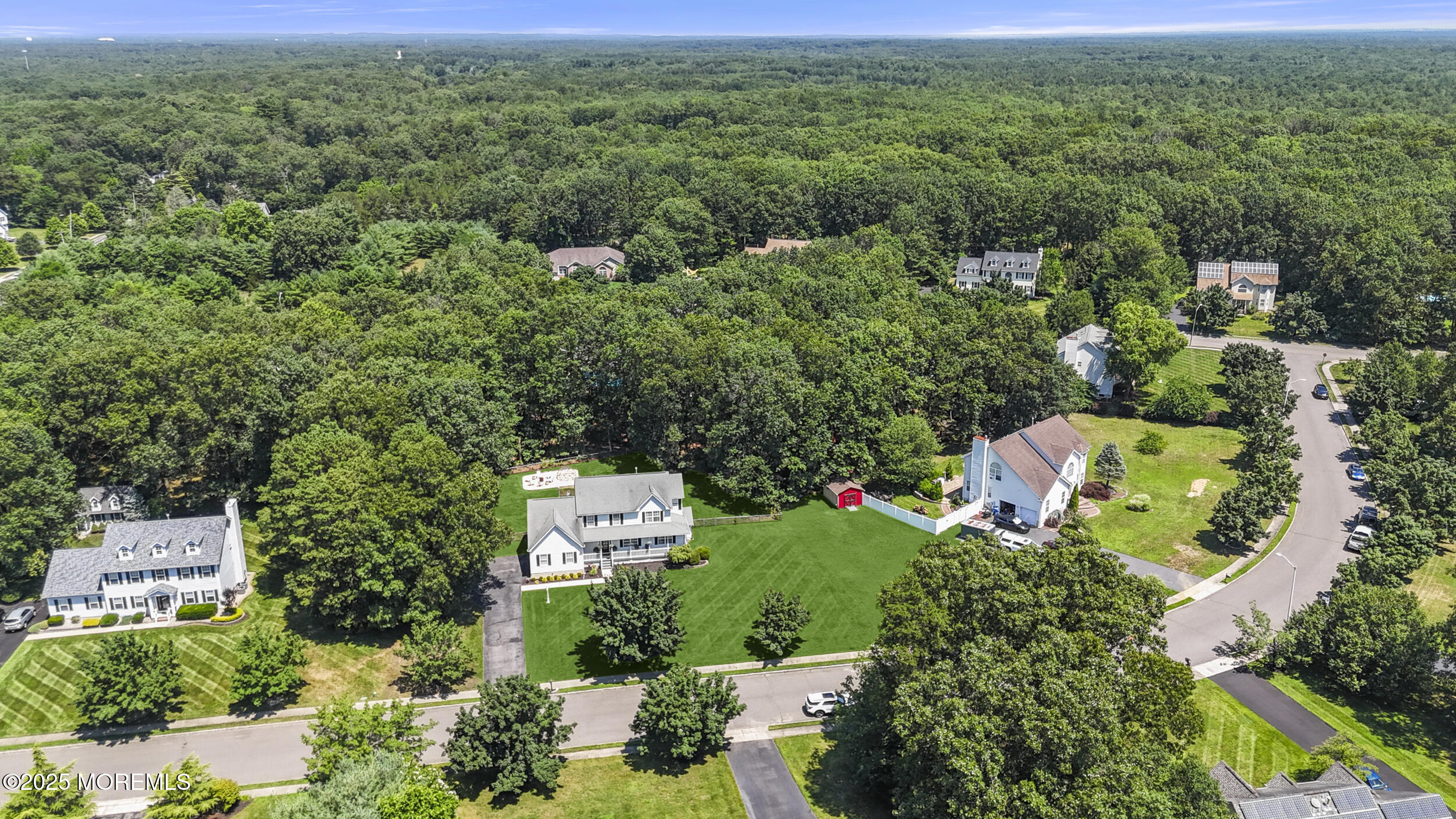 6 Kindling Way Jackson, NJ 08527 - Photo 54 of 54 an aerial view of a house with a yard