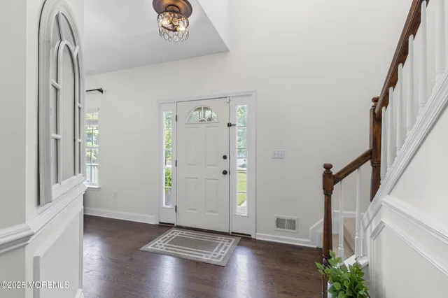 a view of front door and hallway