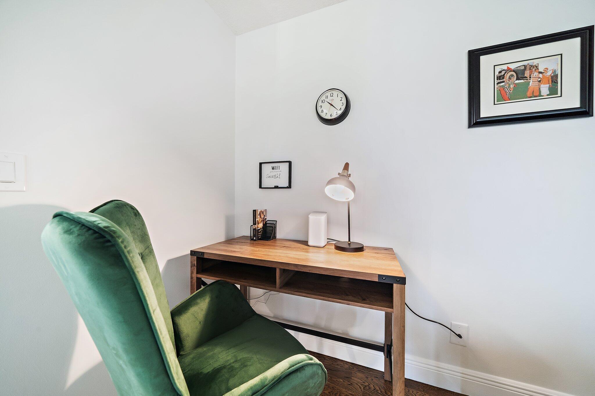 1342 Essex Drive Wellington, FL 33414 - Photo 5 of 58 a view of a workspace with furniture and wooden floor