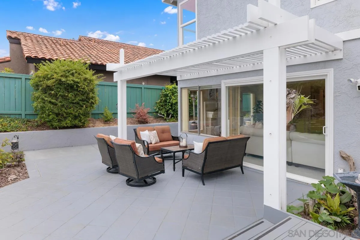 505 Willowspring Drive North Encinitas, CA 92024 - Photo 31 of 47 a outdoor living space with furniture and garden view