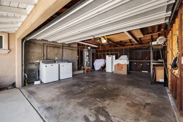 a view of a storage & utility room