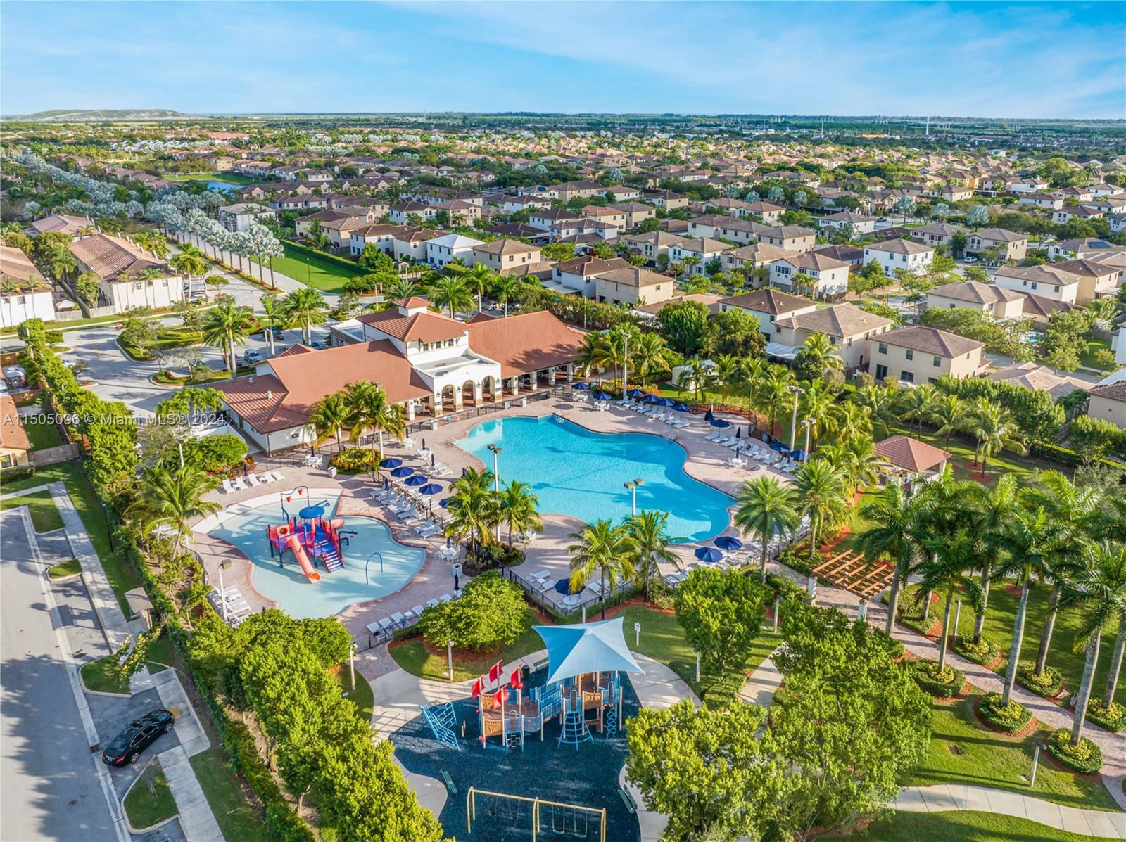 11368 Southwest 238th Street Homestead, FL 33032 - Photo 10 of 18 an aerial view of residential houses with outdoor space and swimming pool