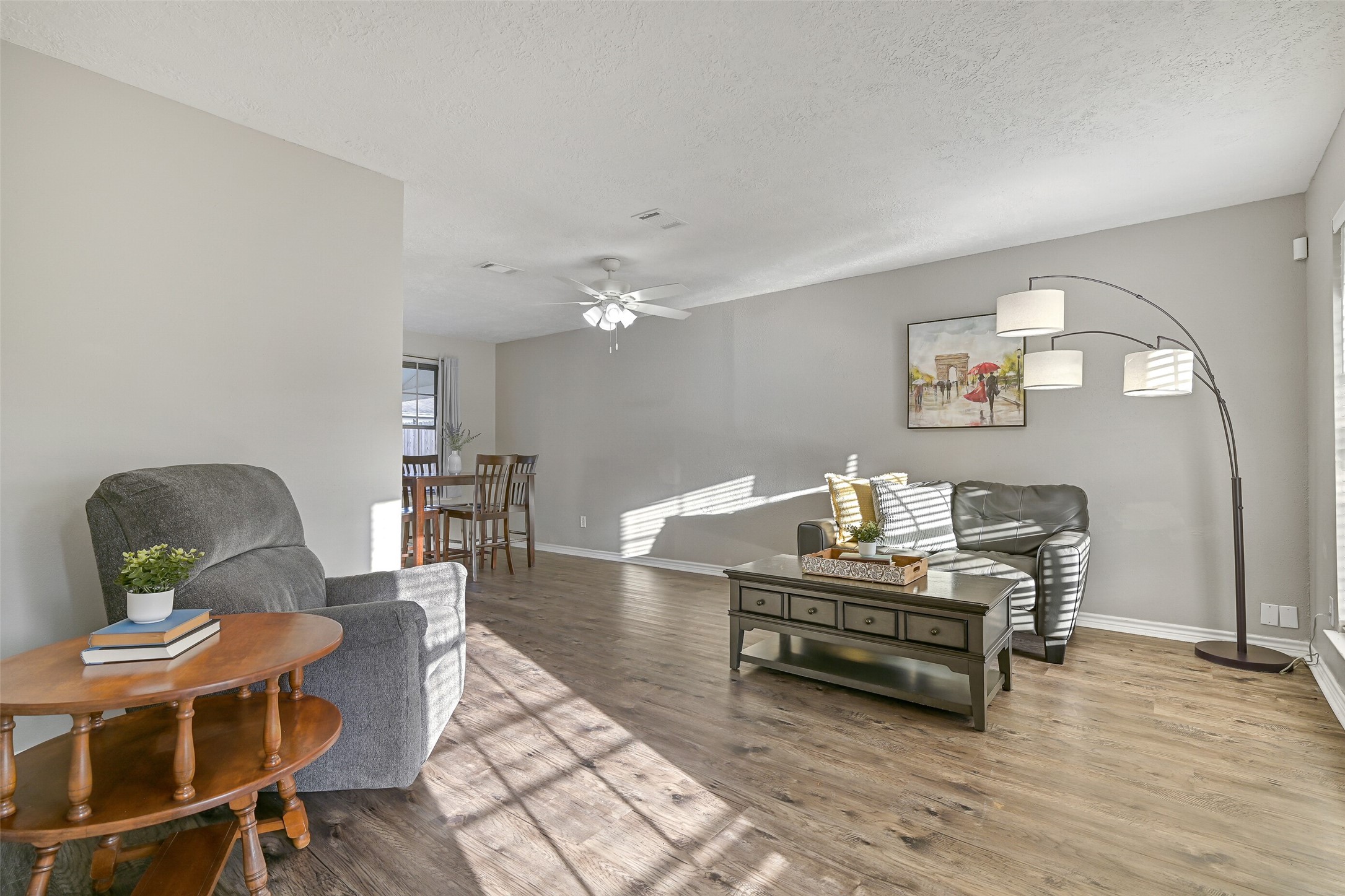 2503 Colleen Drive Pearland, TX 77581 - Photo 5 of 23 a living room with furniture and wooden floor