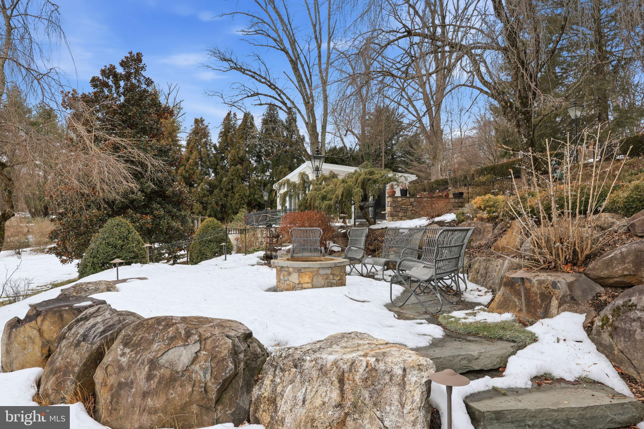 3039 Durham Road Doylestown, PA 18902 - Photo 11 of 115 Serene retreat with stone fire pit.