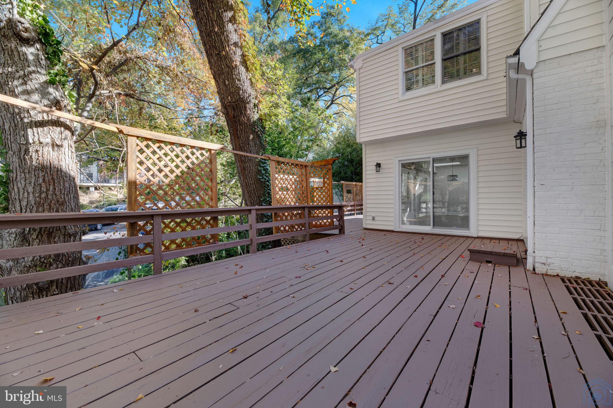 4855 Reservoir Road Northwest Washington, DC 20007 - Photo 60 of 67 Oversized Wrap Around Deck