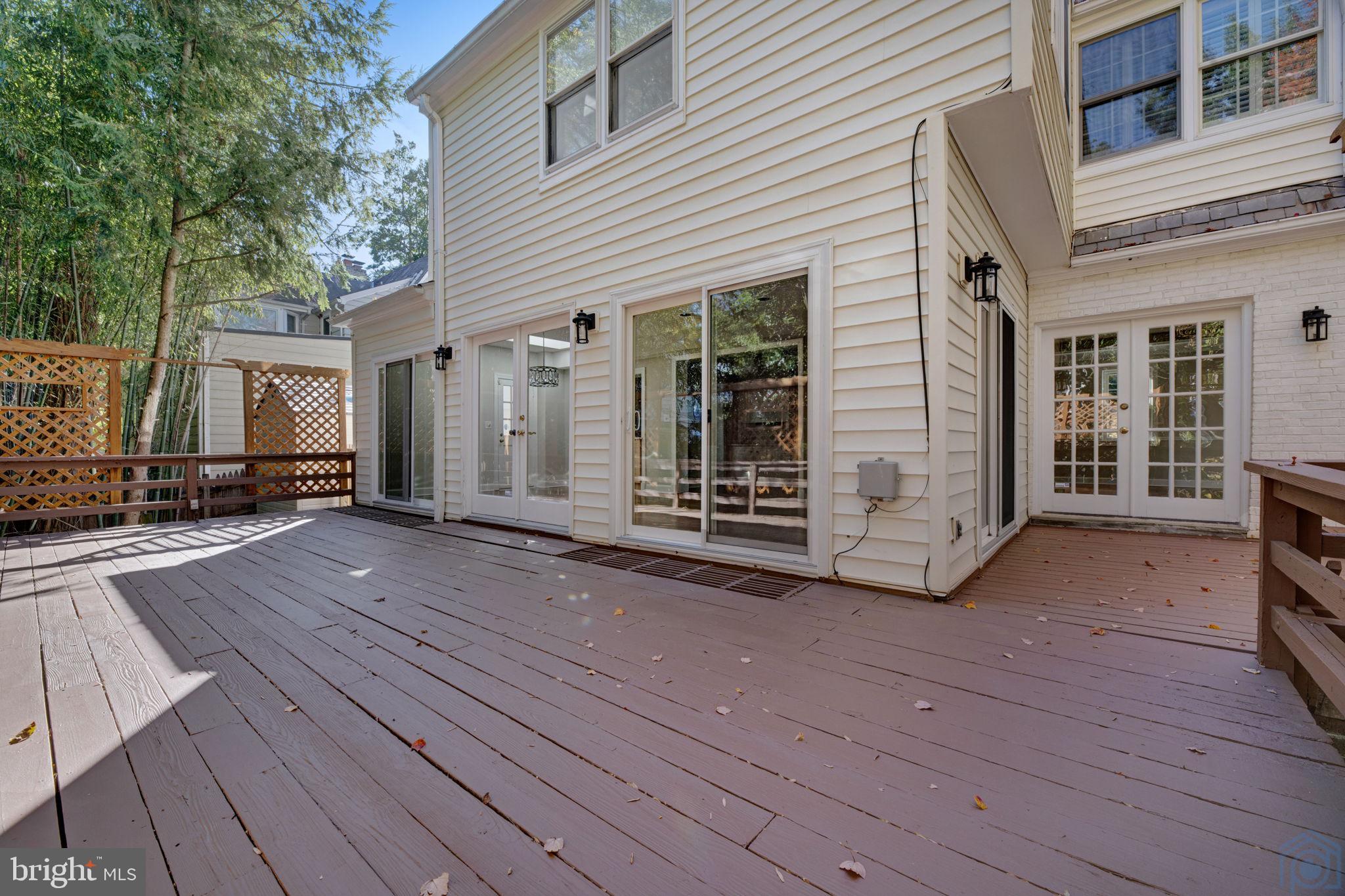 4855 Reservoir Road Northwest Washington, DC 20007 - Photo 62 of 67 Oversized Wrap Around Deck