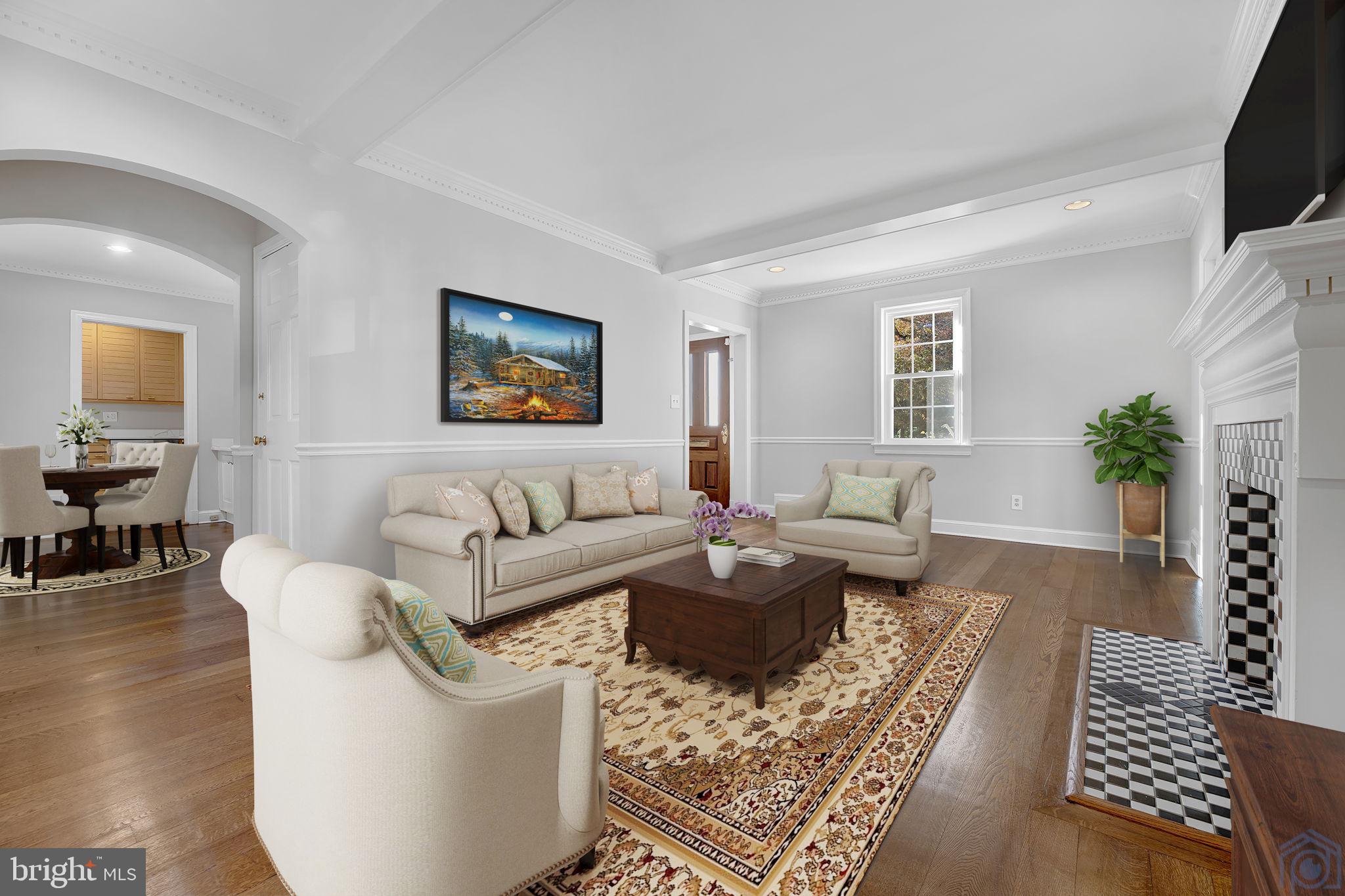 4855 Reservoir Road Northwest Washington, DC 20007 - Photo 8 of 67 Living Room