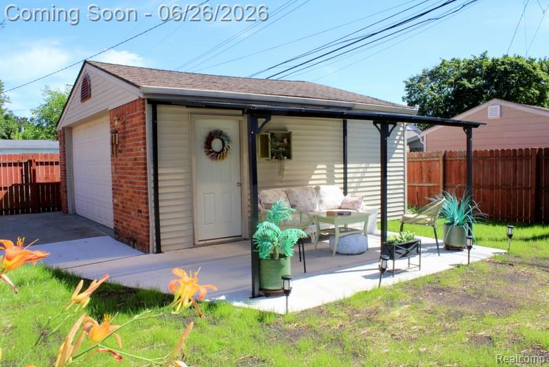 8951 Stevens Street Taylor, MI 48180 - Photo 5 of 32 ENJOY RELAXING AND OUTDOOR ENTERTAINING WITH THE NEW COVERED CEMENT PATIO AREA (14X11)!