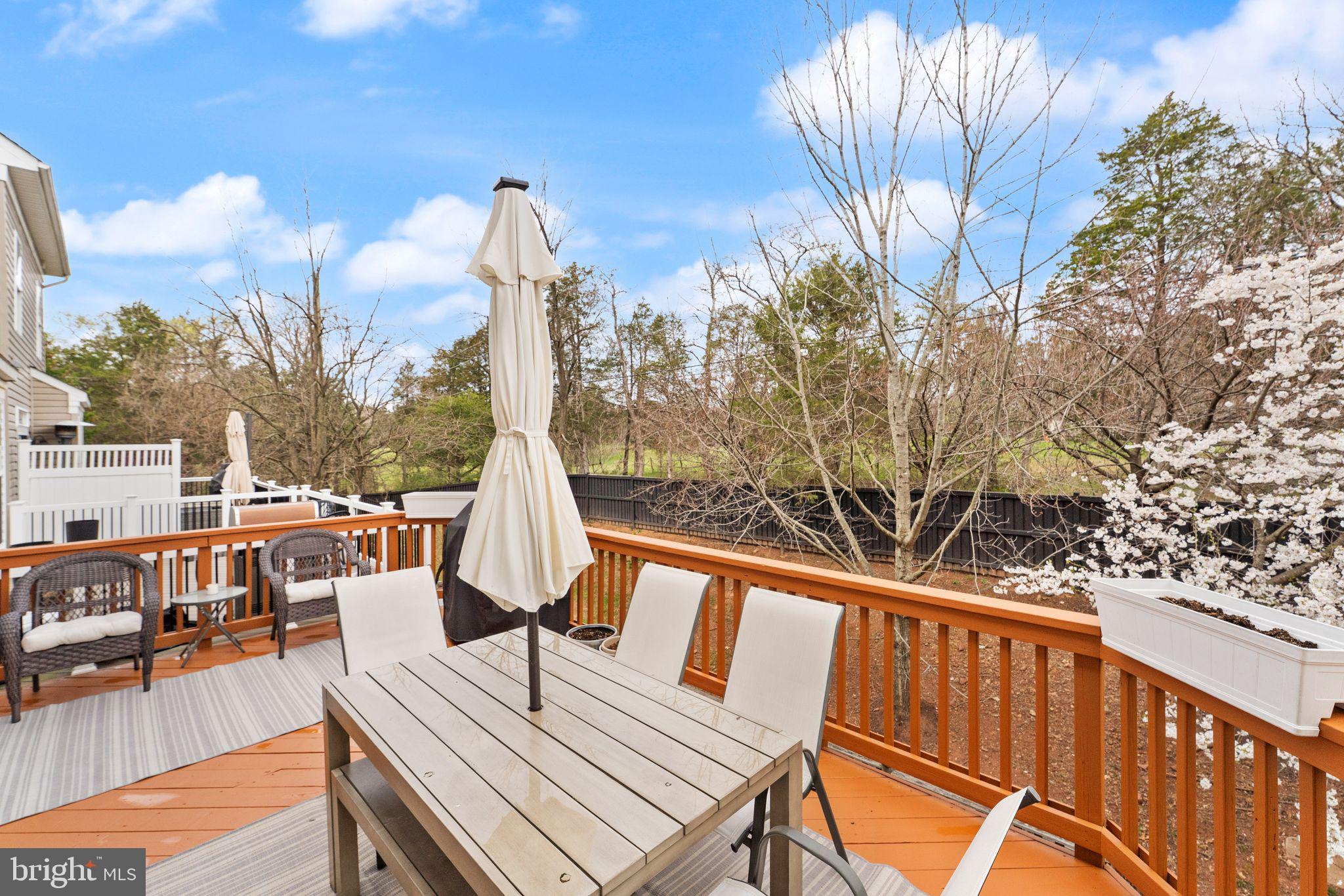 18168 Mill House Square Leesburg, VA 20176 - Photo 20 of 60 a view of balcony with wooden floor and outdoor seating