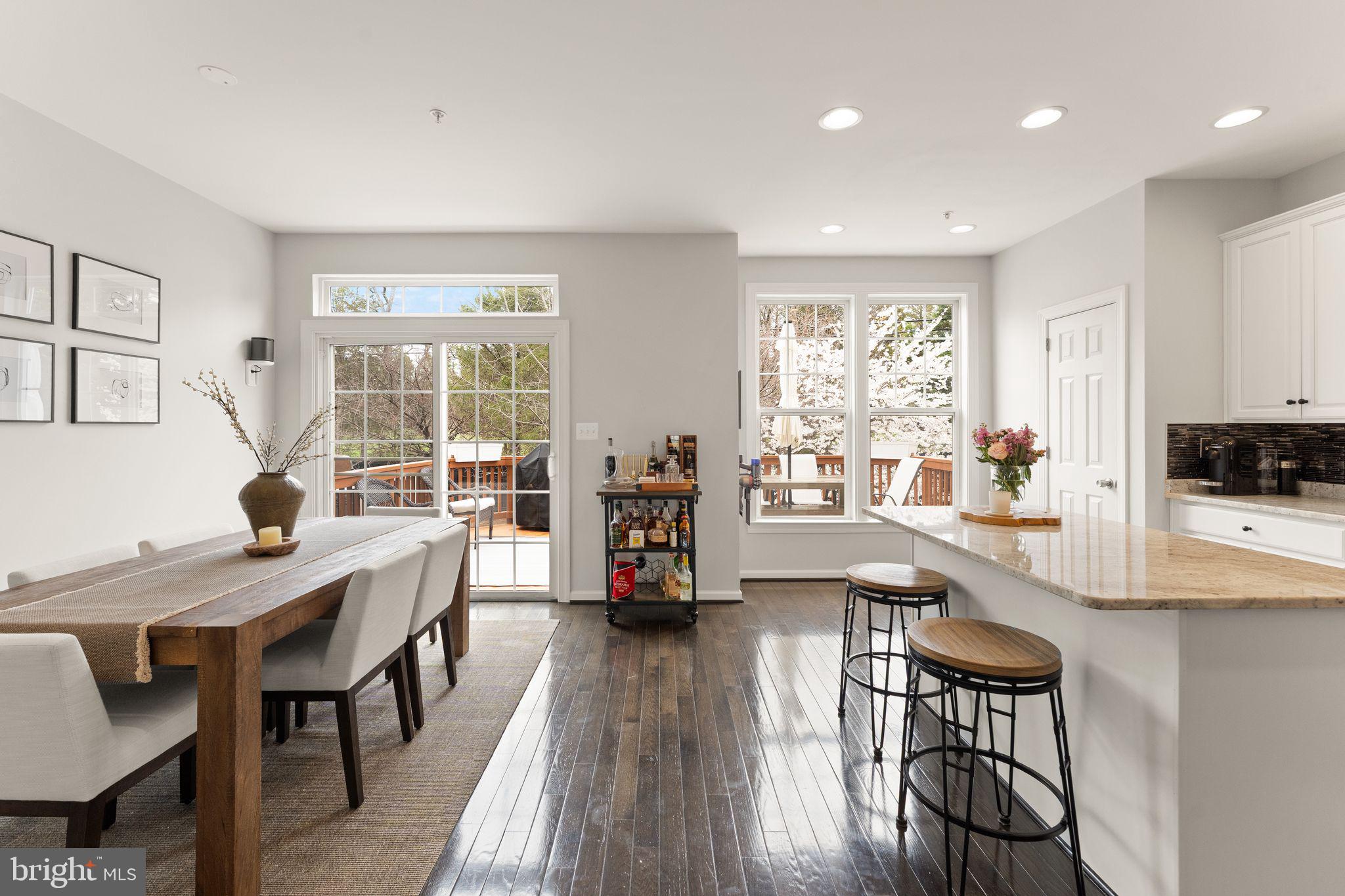 18168 Mill House Square Leesburg, VA 20176 - Photo 8 of 60 a view of a dining room with furniture window and outside view
