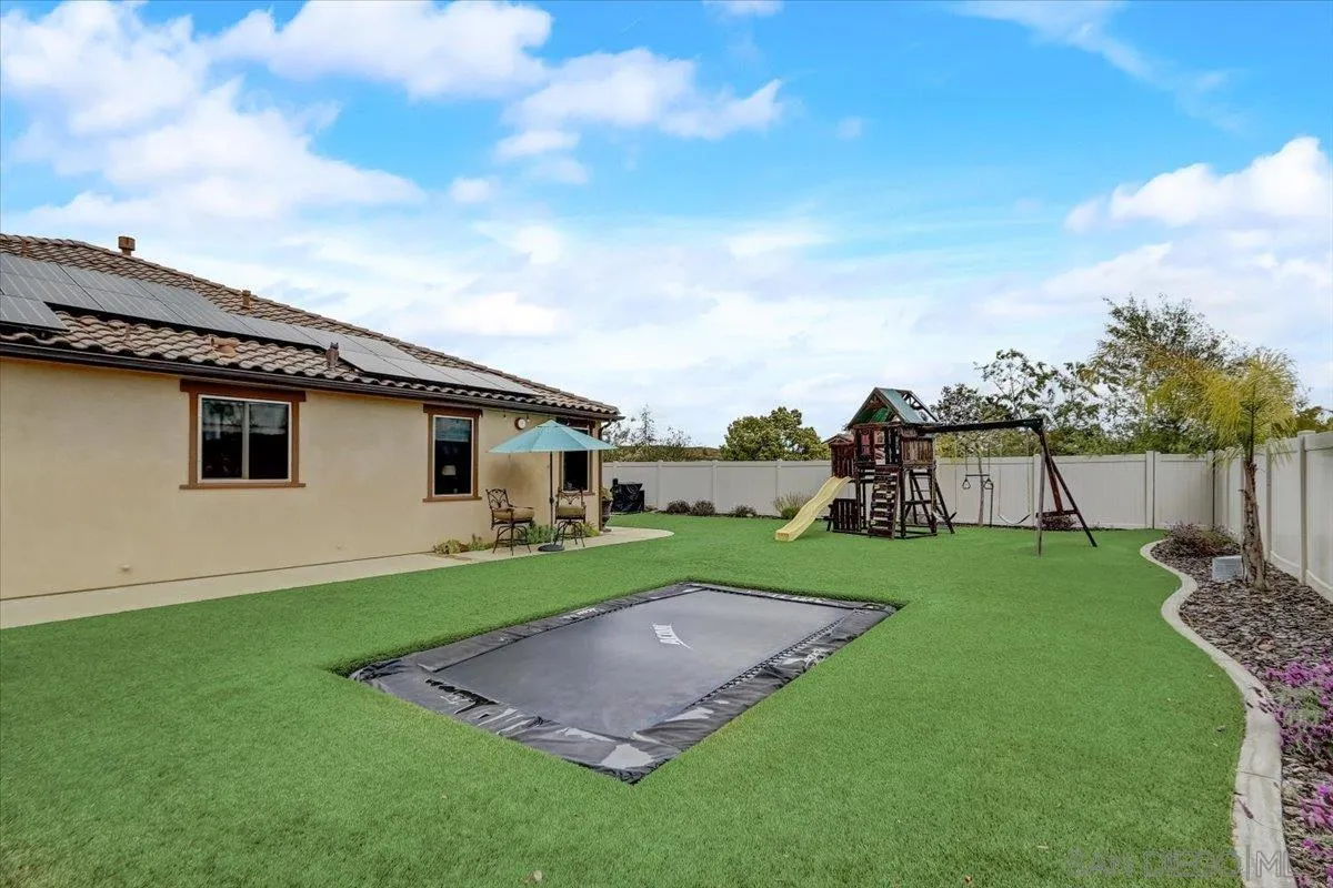 5620 Rancho Del Caballo Bonsall, CA 92003 - Photo 43 of 49 a view of a backyard with plants and a garden