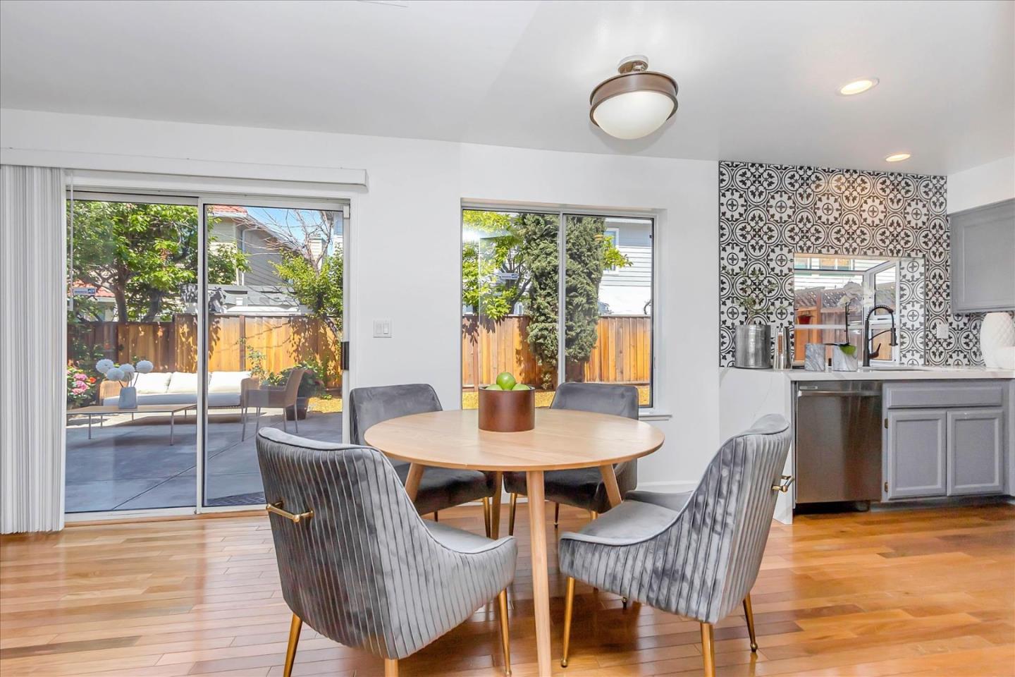 1483 Chavez Way San Jose, CA 95131 - Photo 31 of 40 a view of a dining room with furniture window and outside view