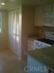 a view of kitchen cabinets