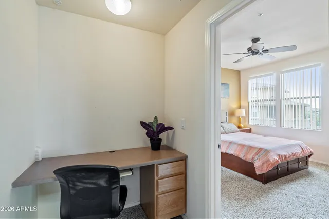 a view of a walk in closet