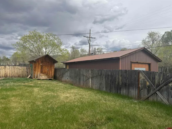 a backyard of a house