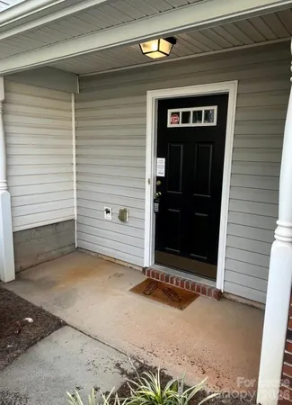 a view of front door