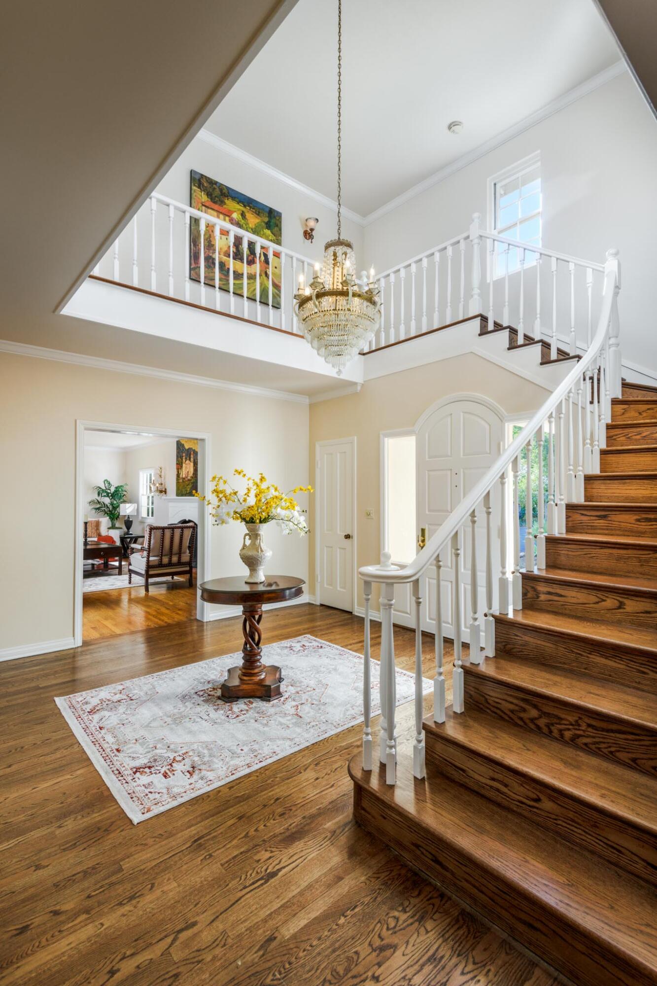 a living room filled with furniture