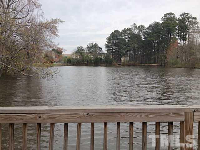 3950 Amelia Park Drive Raleigh, NC 27606 - Photo 16 of 20 a view of a lake from a yard